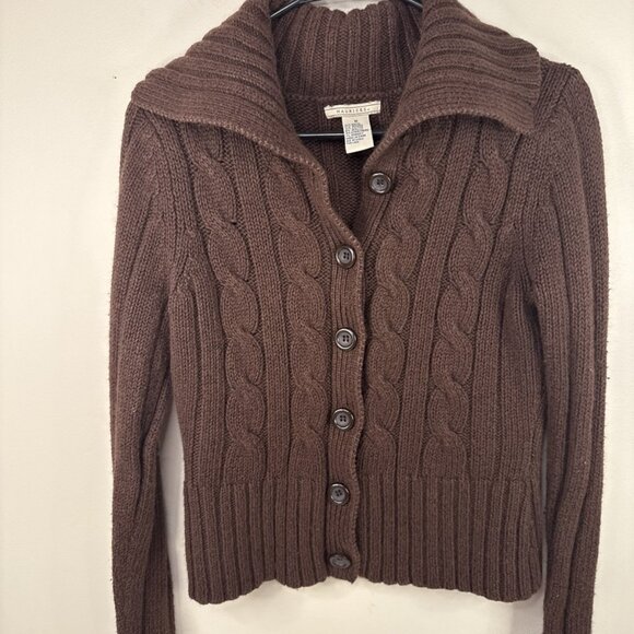 Maurices Women's Long Sleeve Button-Up Cardigan Brown Size Medium (C6) - Picture 1 of 6